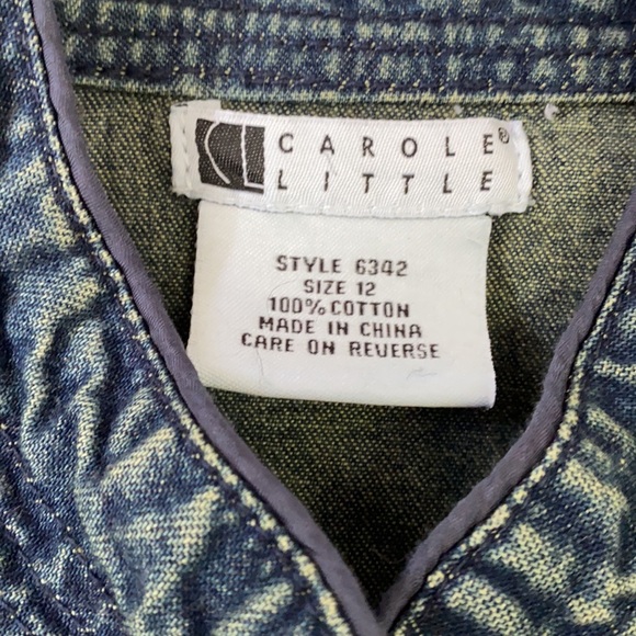 Carole Little Jean Double Breasted Jacket - Picture 3 of 7